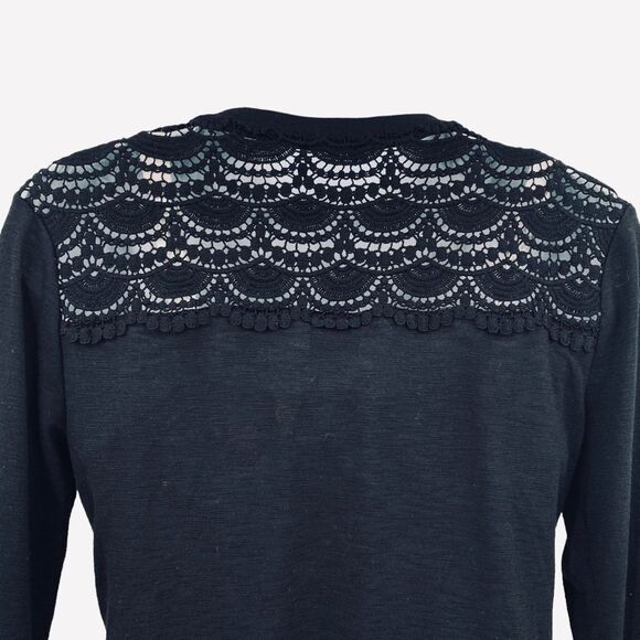 Belle Du Jour Peplum Eyelet DesignTop Sz S - Picture 5 of 14